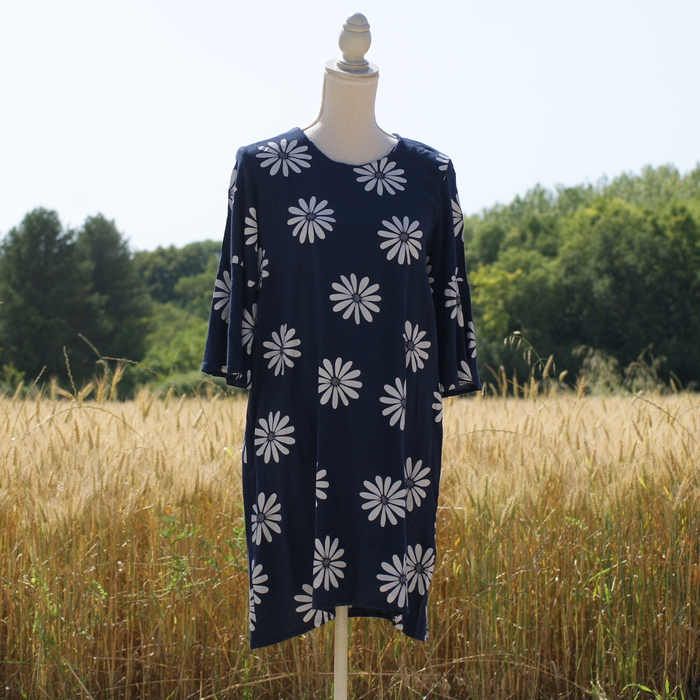 image représentant : Robe à manches pagodes
